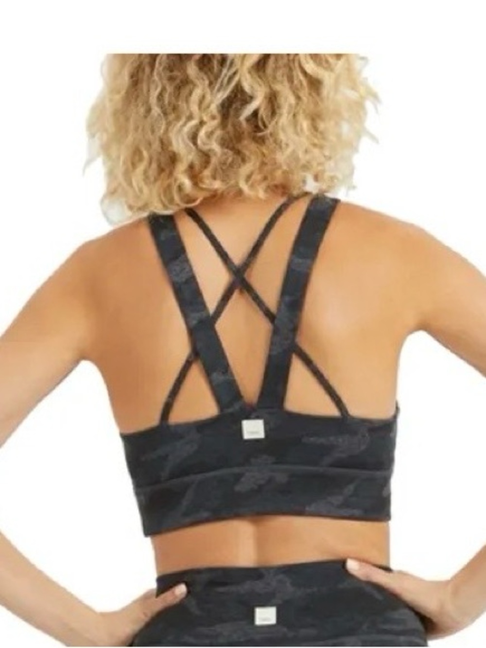 Vuori Women’s Elevation Bra in Black Camo